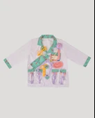 Lila Doktor Seti ve Çocuk Kostümü thumbnail 3