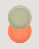 2'li Yuvarlak Tabak Sage Green-Peach - 7