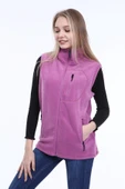 Store Kadın Polar Yelek Tam Fermuarlı Outdoor Spor Yelek 3cepli - 4