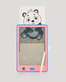 10 inch Şeffaf D Dijital 4 Adet Çizim Kartlı Tablet- Pembe thumbnail 1