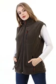 Store Kadın Polar Yelek Tam Fermuarlı Outdoor Spor Yelek 3cepli - 12