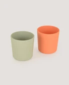 Mini Bebek Bardakları 2'li  Peach - Sage Green - 5
