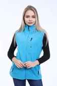 Store Kadın Polar Yelek Tam Fermuarlı Outdoor Spor Yelek 3cepli - 9