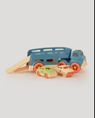 Mavi Sesli ve Işıklı Taşıyıcı Tır thumbnail 4