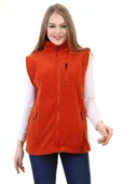 Store Kadın Polar Yelek Tam Fermuarlı Outdoor Spor Yelek 3cepli - 11