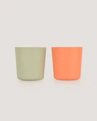 Mini Bebek Bardakları 2'li  Peach - Sage Green - 1