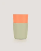 Mini Bebek Bardakları 2'li  Peach - Sage Green - 3