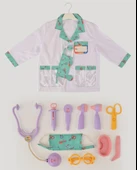 Lila Doktor Seti ve Çocuk Kostümü thumbnail 1