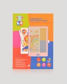 10 inch Şeffaf D Dijital 4 Adet Çizim Kartlı Tablet- Beyaz - 8