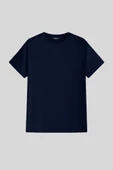 Erkek %100 Pamuk Slim Fit Dar Kesim Bisiklet Yaka BasicTişört BASIC-TSHIRT - 7