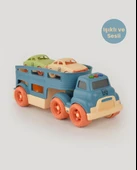 Mavi Sesli ve Işıklı Taşıyıcı Tır thumbnail 1