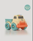 Bej Sesli ve Işıklı Minik Pikap - 1