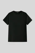 Erkek %100 Pamuk Slim Fit Dar Kesim Bisiklet Yaka BasicTişört BASIC-TSHIRT - 9