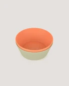 2'li Yuvarlak Kase Sage Green-Peach - 1