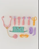 Pembe Doktor Seti ve Çocuk Kostümü thumbnail 3