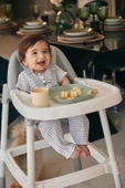 Kare Bebek Mama Tabağı 2'li Sage Green - Peach - 3