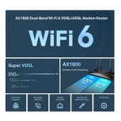 TP-Link Archer VX1800V 4 Port 1800 Mbps VDSL2 Modem - 3