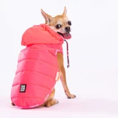 Pawstar Neon Fuchsia Railway Vest Köpek Montu 2XLarge 38x43x58 cm - 1