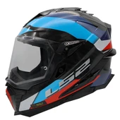 LS2 EXPLORER C KARBON FRONTIER SİYAH-MAVİ KASK - 7