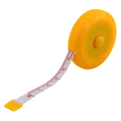 Basmalı Otomatik Metre 150 cm Mezura Makaralı Ölçüm Terzi Mezurası 1,5 Metre Diyetisyen Bel Bandı - 5