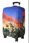 (My#120 Ayasofya / Hagia Sophia 2) VALİZLER İÇİN KILIF SETİ (KABİN ORTA VE BÜYÜK) - 3