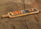 Lava Servis Ahşabı Dikdörtgen Döküm Plaka 60 X 15 Cm - 3