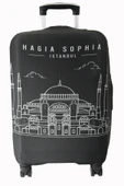 (My#119 Ayasofya / Hagia Sophia 1) VALİZLER İÇİN KILIF SETİ (KABİN ORTA VE BÜYÜK) - 4