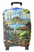 (My#118 İstanbul 2) VALİZLER İÇİN KILIF SETİ (KABİN ORTA VE BÜYÜK) - 4