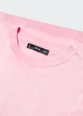 Mango Kısa Kollu Kazak Pembe - 2
