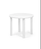 Omnipazar SY-2550 Beyaz Yuvarlak Plastik Masa 90x73 cm - 1