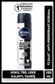 NIVEA MEN Erkek Sprey Deodorant Black&White Invisible Original 150ml, 72 Saat Anti-perspirant Ter Koruması thumbnail 1