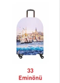 (My#33 Eminönü) VALİZLER İÇİN KILIF SETİ (KABİN ORTA VE BÜYÜK) - 4
