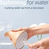 Şık LED Işıklı, Tahta Desenli, Dekoratif Hava Nemlendirici ve Aromatik Buhar Difüzörü - 5