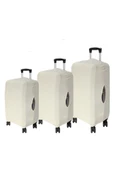 (My Bej) VALİZLER İÇİN KILIF SETİ (KABİN ORTA VE BÜYÜK) thumbnail 2