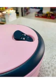 2'Li Sızdırmaz Yemek Termosu Sefer Tası Saklama Kabı 0,75 Lt, Açık Pembe / Gri (Teşhir) - 3
