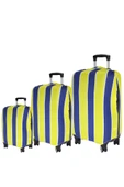 (My#92 Çizgili) VALİZLER İÇİN KILIF SETİ (KABİN ORTA VE BÜYÜK) thumbnail 2