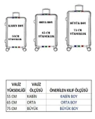 (My#53 Kedili Jean) VALİZLER İÇİN KILIF SETİ (KABİN ORTA VE BÜYÜK) - 5