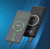 PW1 1XUSB PD 22.5W, Kablosuz 15W Micro, Type-C, Lightning Kablolu Hızlı Şarj 10,000mAh Powerbank thumbnail 5