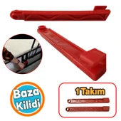 Plastik Baza Kilidi Baza Kapanma Önleyici Güvenlik Önlem 1 Çift Sağ Sol Takım Aparat Kilit thumbnail 1