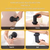 QASUL Taşınabilir Vücut Şekillendirme Makinesi Yağ Yakma Ve Masaj Aleti 5 Başlık Hediye - 3