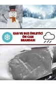 DesingONB HONDA CIVIC FD6 ölçülerine Uyumlu Ön Cam Güneş, Kar ve Buz brandası - 2