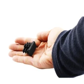 Sandalye Masa Sehpa Ayak Tapası Tıpa Papuç Takoz Diktörtgen 20x30 mm Parke Zemin Koruyucu 12 Adet thumbnail 4