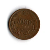 T.C. 1000 Lira 1996 (mp1931) thumbnail 2