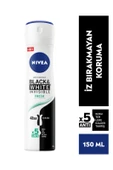 NIVEA Kadın Sprey Deodorant Black&white Fresh Invisible 150ml, Ter Kokusuna Karşı 48 Saat Etkili thumbnail 1