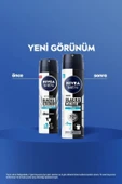 NIVEA Men Erkek Sprey Deodorant Black&white Invisible Fresh 150ml, 72 Saat Anti-perspirant Ter Koruması thumbnail 2