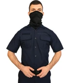 JANDARMA ASAYİŞ KISA KOL LACİVERT YAZLIK GÖMLEK RENK ATMAZ - 1