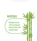 Pure Baby Organik Bambu Özlü Bebek Islak Havlu 90 Yaprak thumbnail 2