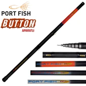 Portfish Button Aparatlı Göl Kamışı 700 cm - 1