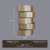 Vira Eskitme Gold Aplik - 3