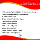 Avlivari 22 Parça Fighter 300 Cm 50-100 Gr-Viera 4000 Tam Takım Hobby Olta Seti - 2